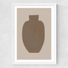 Vase II Medium White Frame