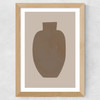 Vase II Wide Oak Frame
