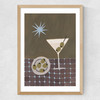 Extra Dirty Martini Medium Oak Frame