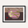 Pink Bowl of Spring Onions