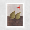 The Pear of Us Narrow White Frame