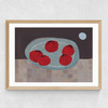 Tomato Collage Medium Oak Frame