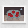 Tomato Collage Medium White Frame