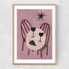 Wine and Yap Narrow Oak Frame