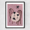 Wine and Yap Narrow Black Frame