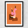 La Fe_te Medium Black Frame