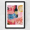 Shrimps and Sardines Medium Black Frame