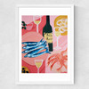 Shrimps and Sardines Medium White Frame