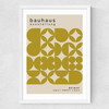 Bauhaus Mosaic Medium White Frame