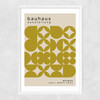 Bauhaus Mosaic Narrow White Frame
