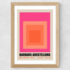 Bauhaus Squares Wide Oak Frame