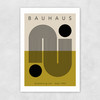 Bauhaus Black Dot Unframed Print