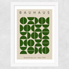 Bauhaus Green Semi Circles