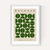 Bauhaus Green Semi Circles
