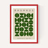 Bauhaus Green Semi Circles