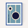 Bauhaus Blue Circle