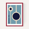 Bauhaus Blue Circle