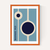 Bauhaus Blue Circle