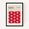 Bauhaus Red Curves