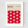 Bauhaus Red Curves