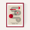 Bauhaus Red Circle