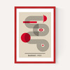 Bauhaus Red Circle