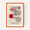Bauhaus Red Circle