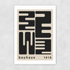 Bauhaus Architecture Unframed Print
