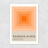 Bauhaus Orange Squares