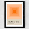 Bauhaus Orange Squares