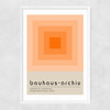 Bauhaus Orange Squares