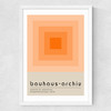 Bauhaus Orange Squares
