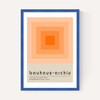 Bauhaus Orange Squares
