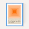 Bauhaus Orange Squares