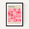 Bauhaus Pink Semi Circles