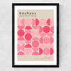 Bauhaus Pink Semi Circles