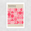 Bauhaus Pink Semi Circles