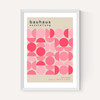 Bauhaus Pink Semi Circles