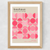 Bauhaus Pink Semi Circles