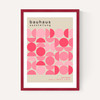 Bauhaus Pink Semi Circles
