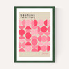 Bauhaus Pink Semi Circles
