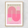 Bauhaus Pink Curve