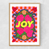 Joyous Florals Narrow Oak Frame