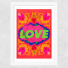 My Love Wide White Frame