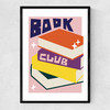 Book Club Narrow Black Frame