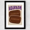 Bourbon Wide Black Frame