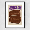 Bourbon Narrow Black Frame