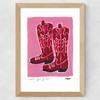 Cowboy Boots Wide Oak Frame