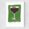Espresso Martini Green Medium White Frame
