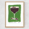 Espresso Martini Green Medium Oak Frame
